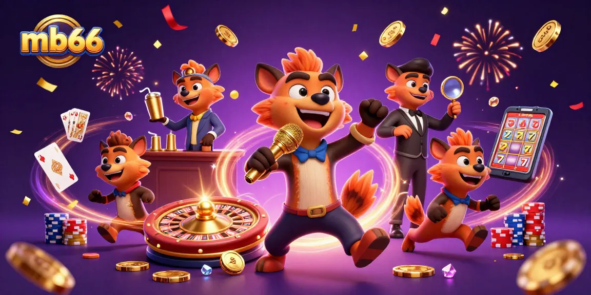 Các nhân vật hài hước tại câu lạc bộ casino mb66, tạo niềm vui và cơ hội thắng lớn.