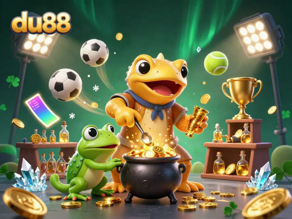 Experience thrilling gameplay at du88 with a golden salamander alchemist crafting treasures