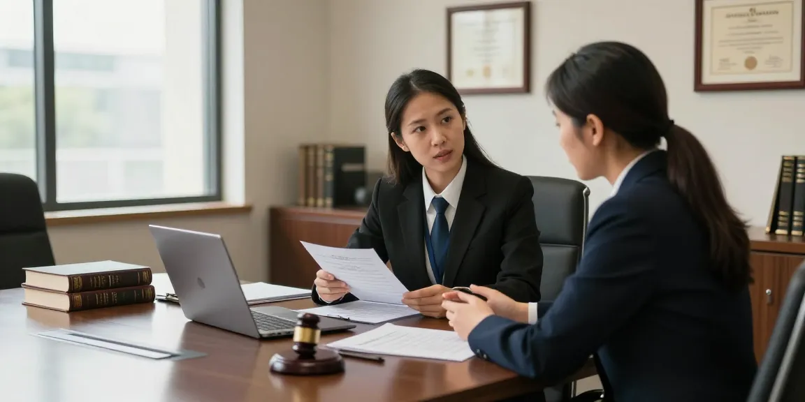 Criminal lawyer providing legal advice to a client, go right here for expert consultation.