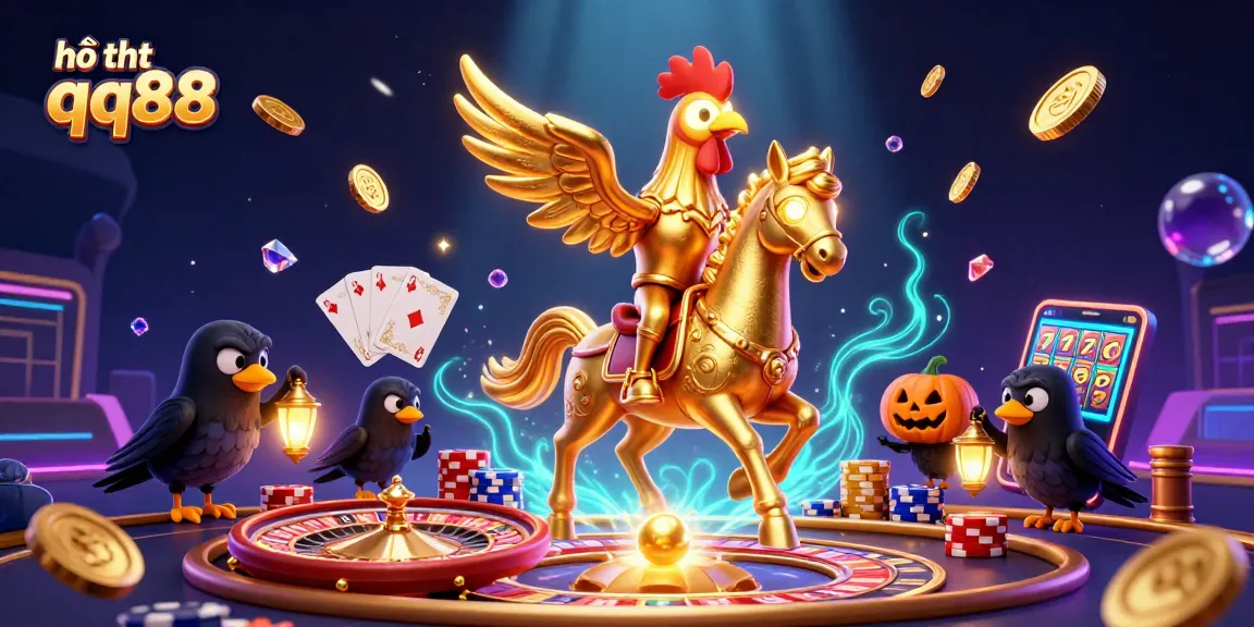 Experience thrilling wins with hỗ trợ qq88 in this vibrant casino adventure scene.