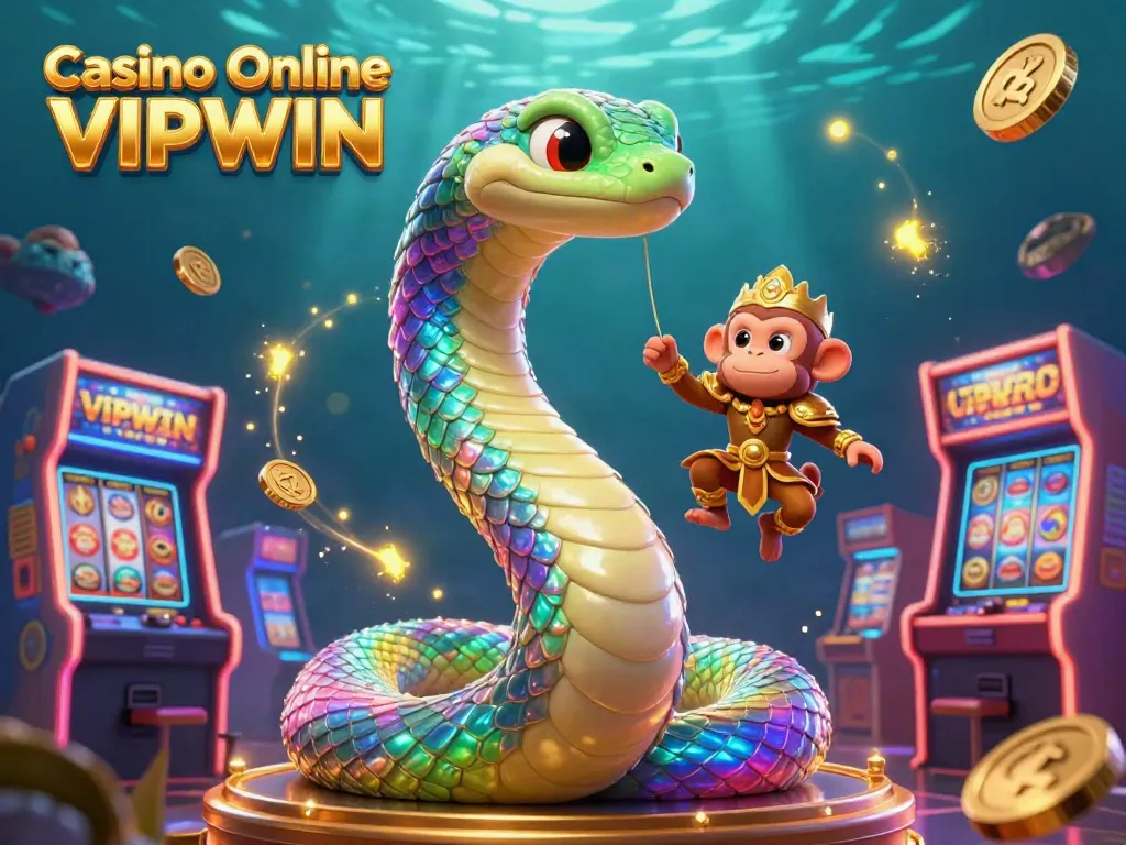 Experience thrilling gaming action at Casino Online VIPWIN with vibrant 3D characters and slots.