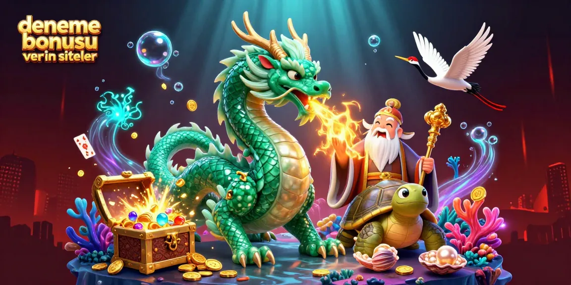 Experience the thrill of deneme bonusu veren siteler with this vibrant and dynamic casino scene illustration.