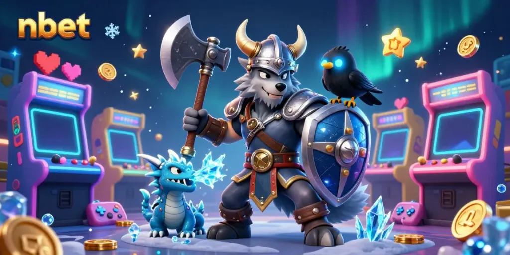 Experience thrilling gameplay at nbet with exciting characters in a vibrant casino scene.