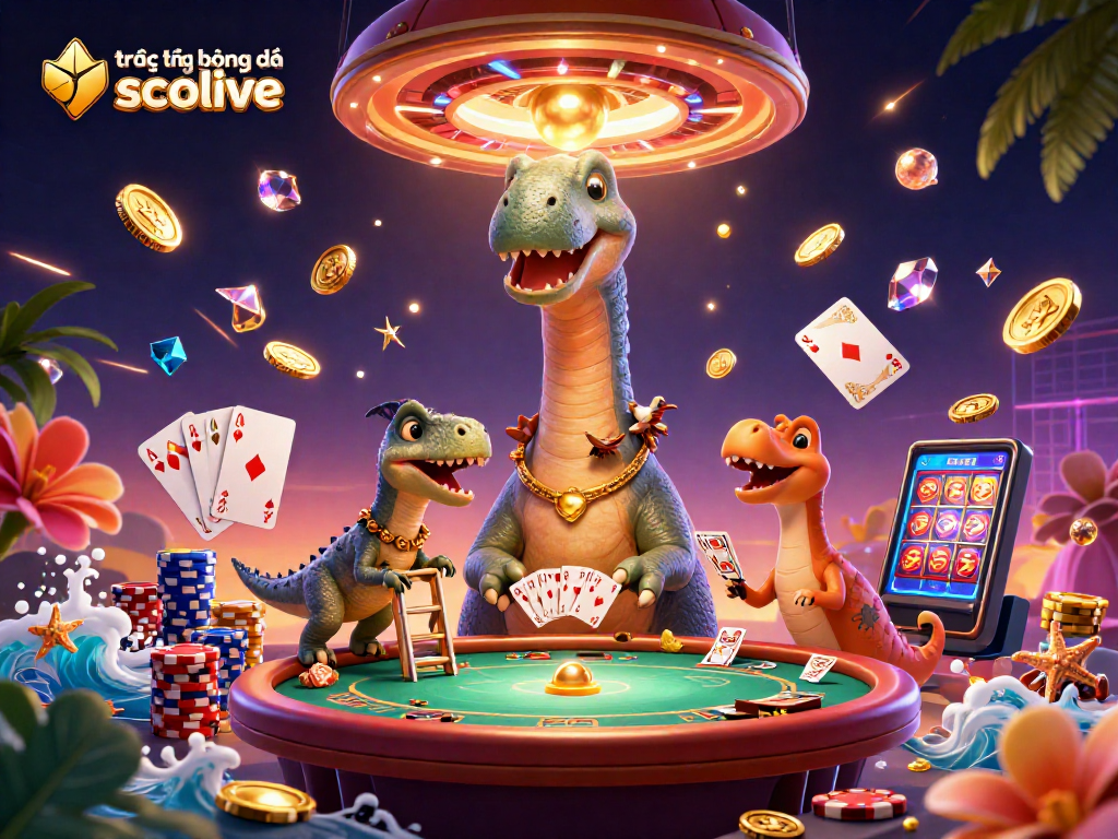 Enjoy live betting excitement with trực tiếp bóng đá socolive in a vibrant casino scene.